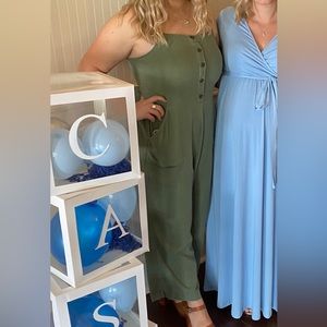 Olive green jumpsuit